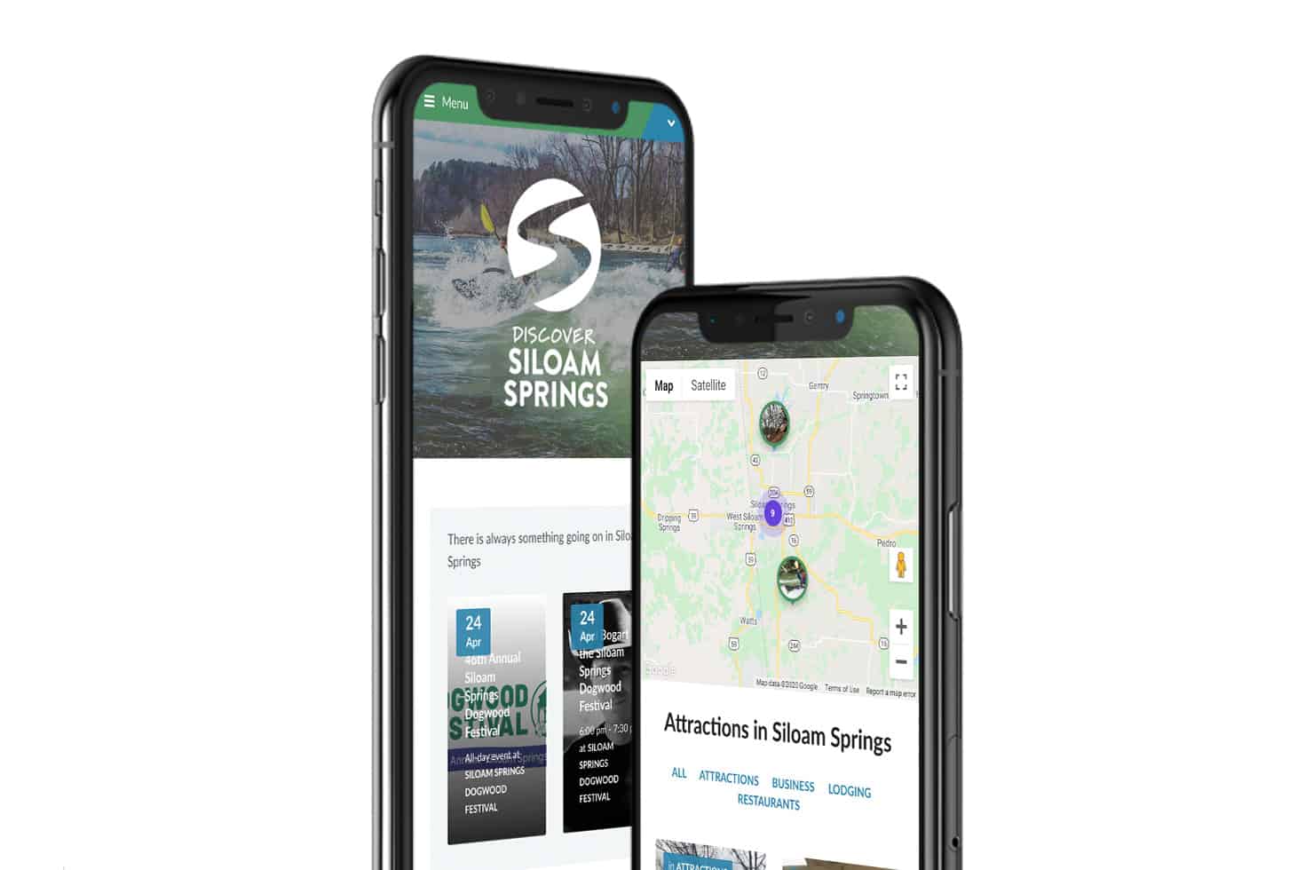 Discover Siloam Springs Website – Mockup 2